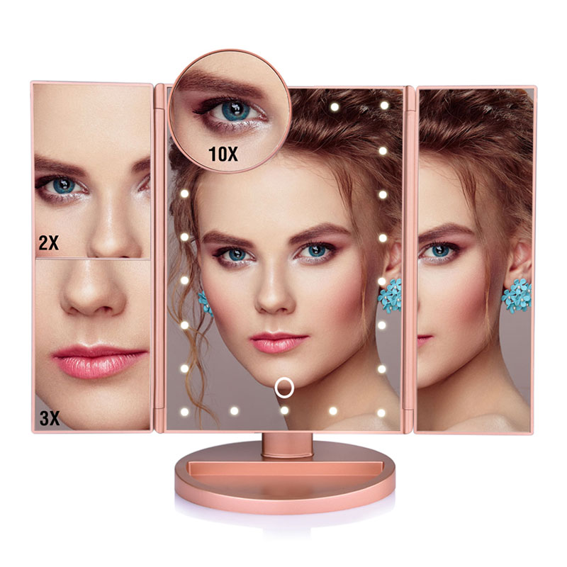 Espejo de escritorio con luces: el complemento perfecto para su rutina de belleza